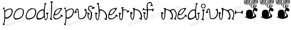 PoodlePusherNF Medium字体转换